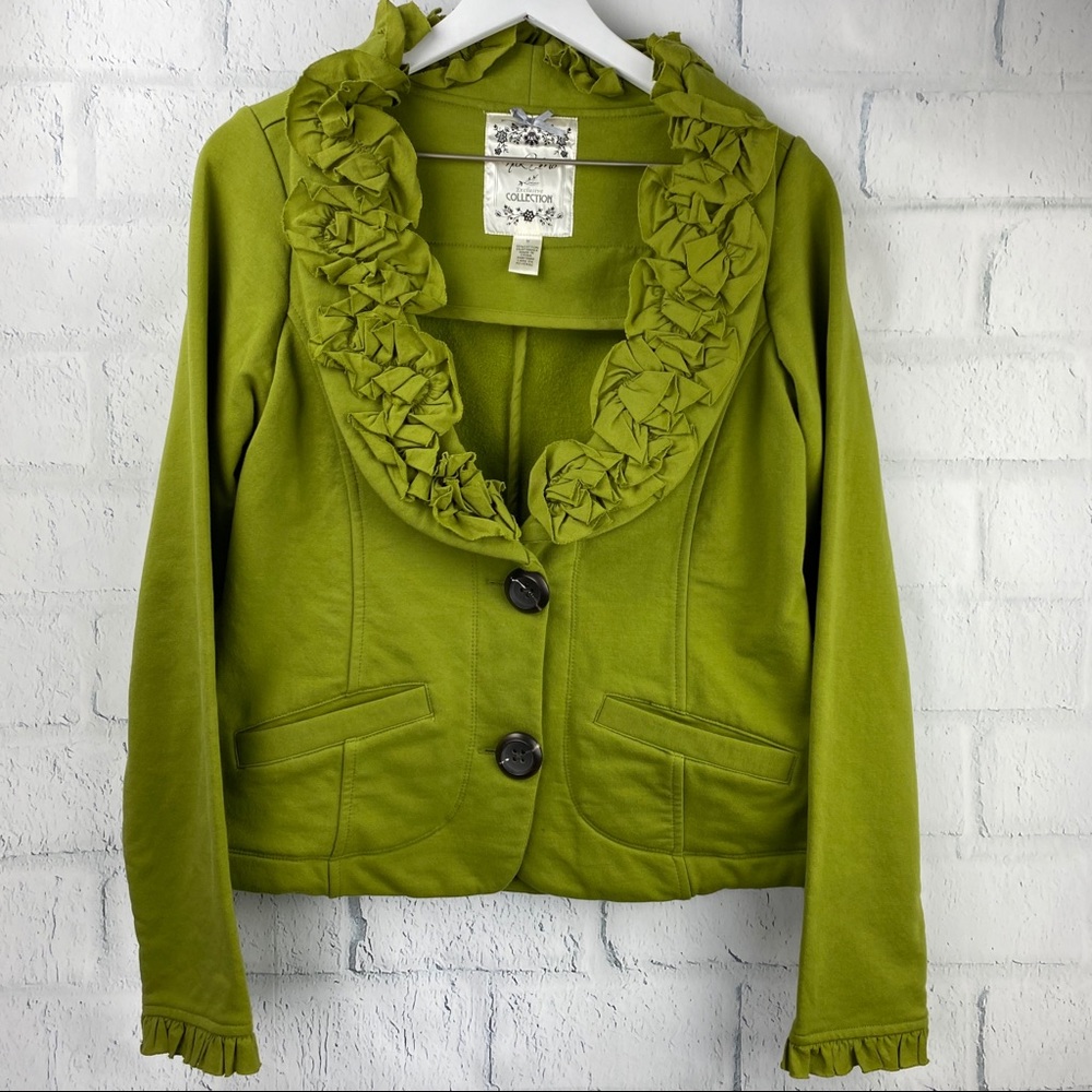 Nick & Mo Exclusive Ruffled Cardigan Jacket